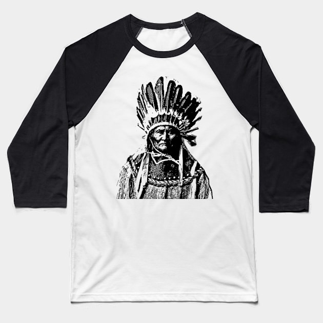 GERONIMO-3 Baseball T-Shirt by truthtopower